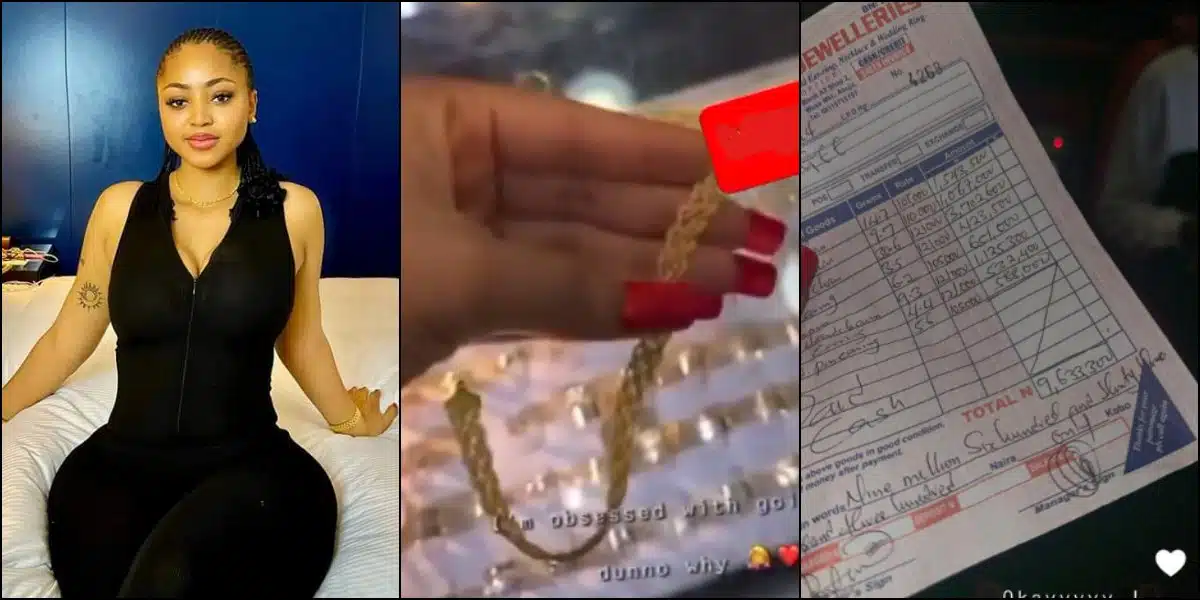 Regina Daniels Faces Backlash for Flaunting N9M Jewelry Purchase  