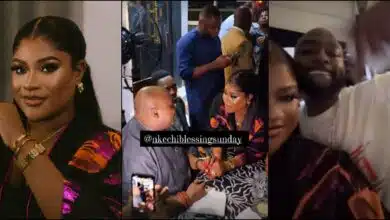 Buzz as Nkechi Blessing takes up Davido's surname, Adeleke