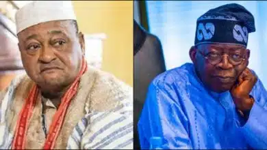 Veteran movie star, Jide Kosoko insists that President Bola Tinubu is doing very well, as he states that he doesn't regret voting for him.