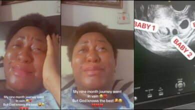 Woman breaks down in tears as she loses triplets during childbirth