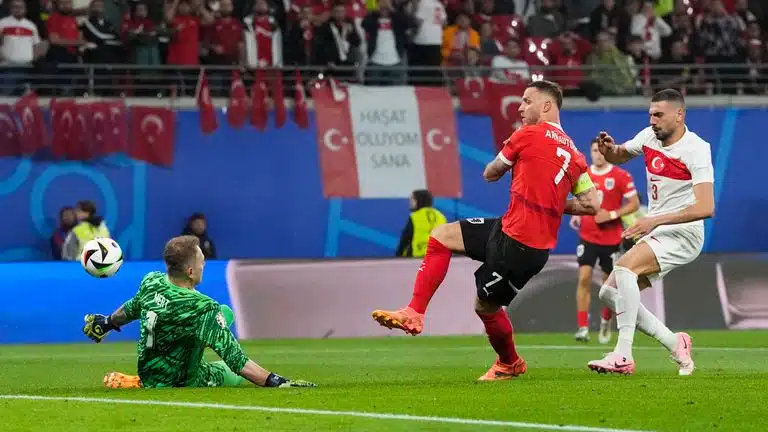 Demiral's double sends Turkey past Austria to Euro 2024 quarter-finals
