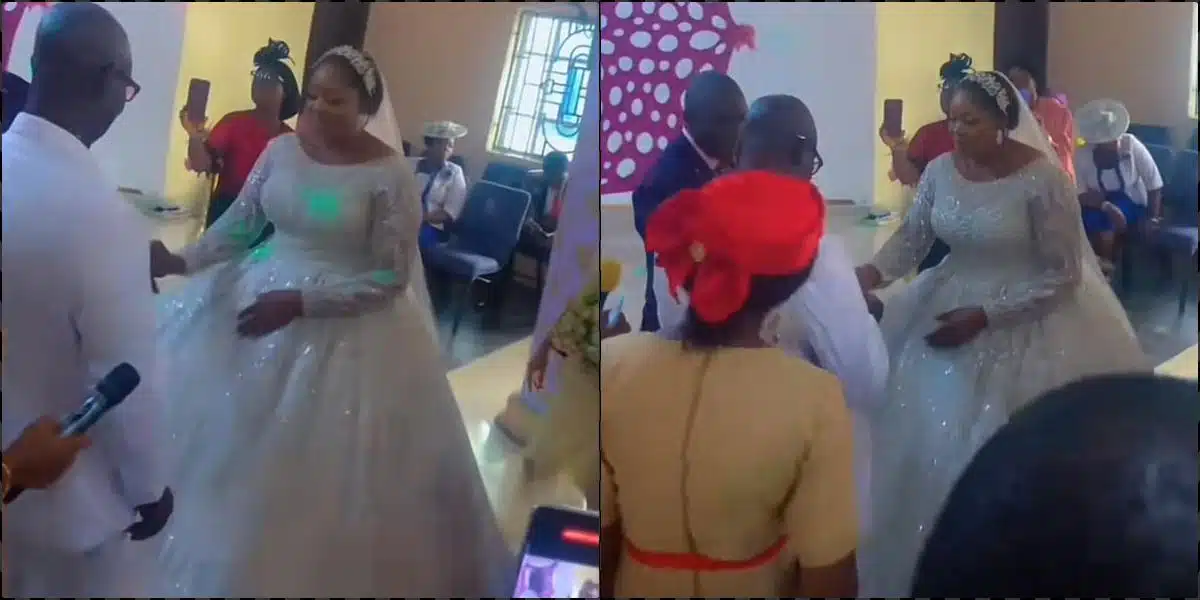 Lady gushes as widowed mother-in-law remarry after 20 years