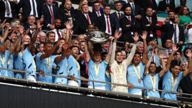 Man City edge Man Utd in dramatic Community Shield shootout