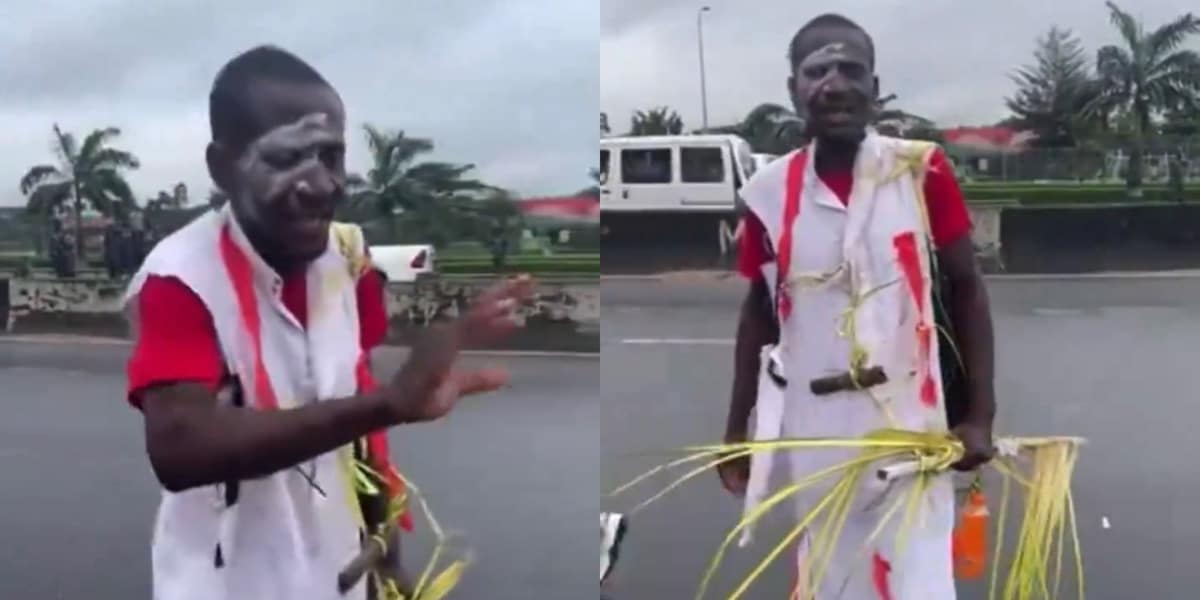 Nationwide Protest: Native doctor joins protesters, laments state of economy
