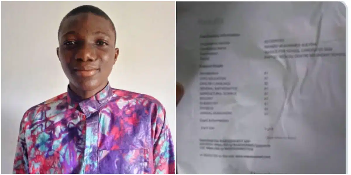 WAEC result of 17-year-old Oyo boy goes viral