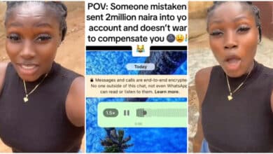 Student fumes after returning N2 million mistakenly sent to her by stranger without compensation