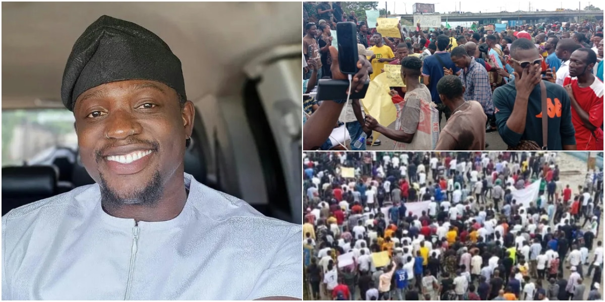 "End all protests now!" - VeryDarkMan pleads with Nigerians