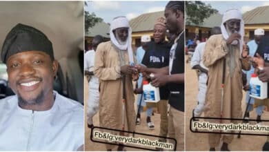 Drama as Verydarkman puts Prophet Fufeyin’s miracle soap and water to test on disabled people amid N1 billion lawsuit