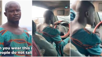 "Why I wear my wife’s dress to drive passengers" - Viral Ibadan Micra driver