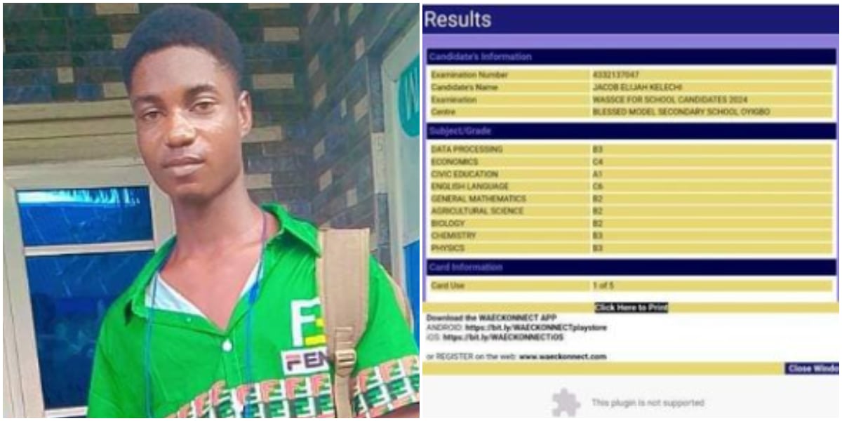 WAEC result of boy who passed away after the exam surfaces online