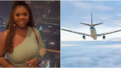 Nigerian lady secretly relocates to America after lying to family and friends that her Visa was rejected