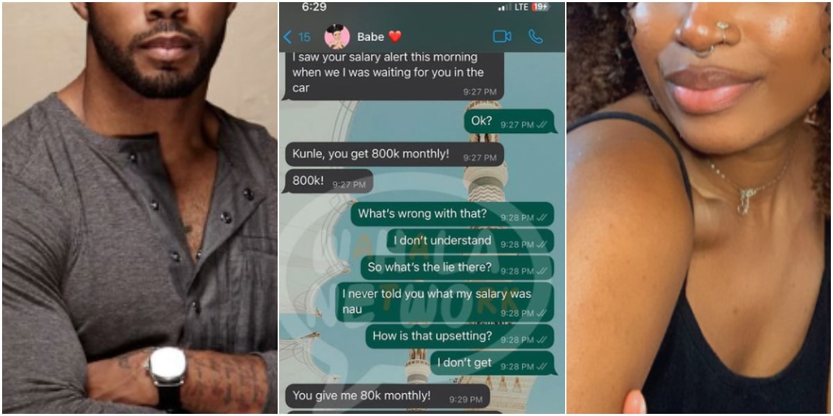 Man’s response to girlfriend demanding N250k monthly from his N800k salary goes viral