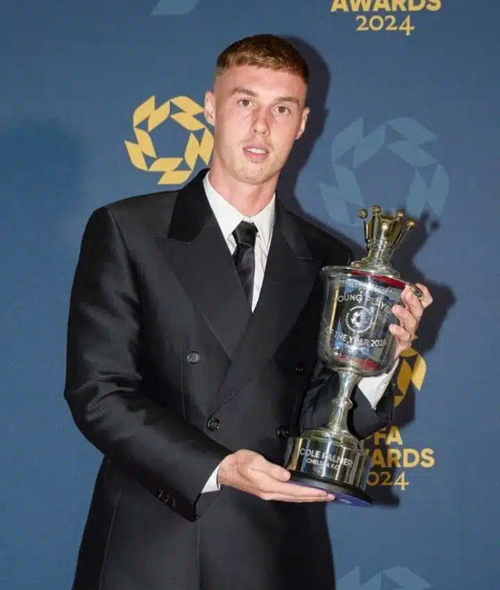 Just in: Cole Palmer wins PFA Young Player of the Year award