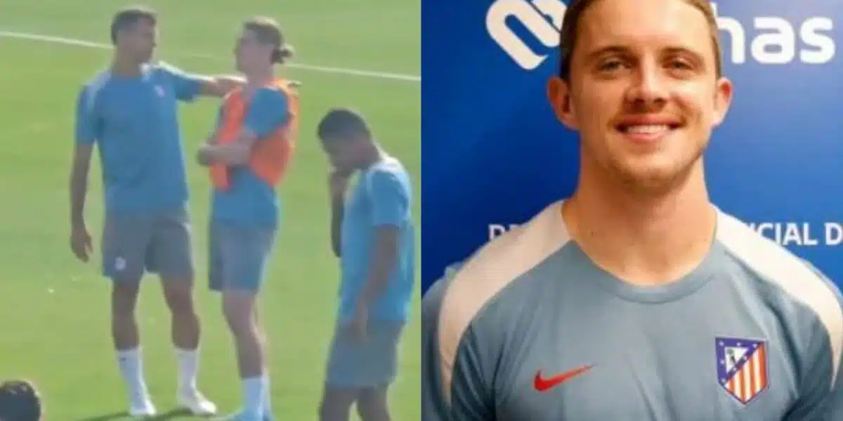 Moment Azpilicueta stepped in as interpreter for Gallagher in Atletico Madrid training