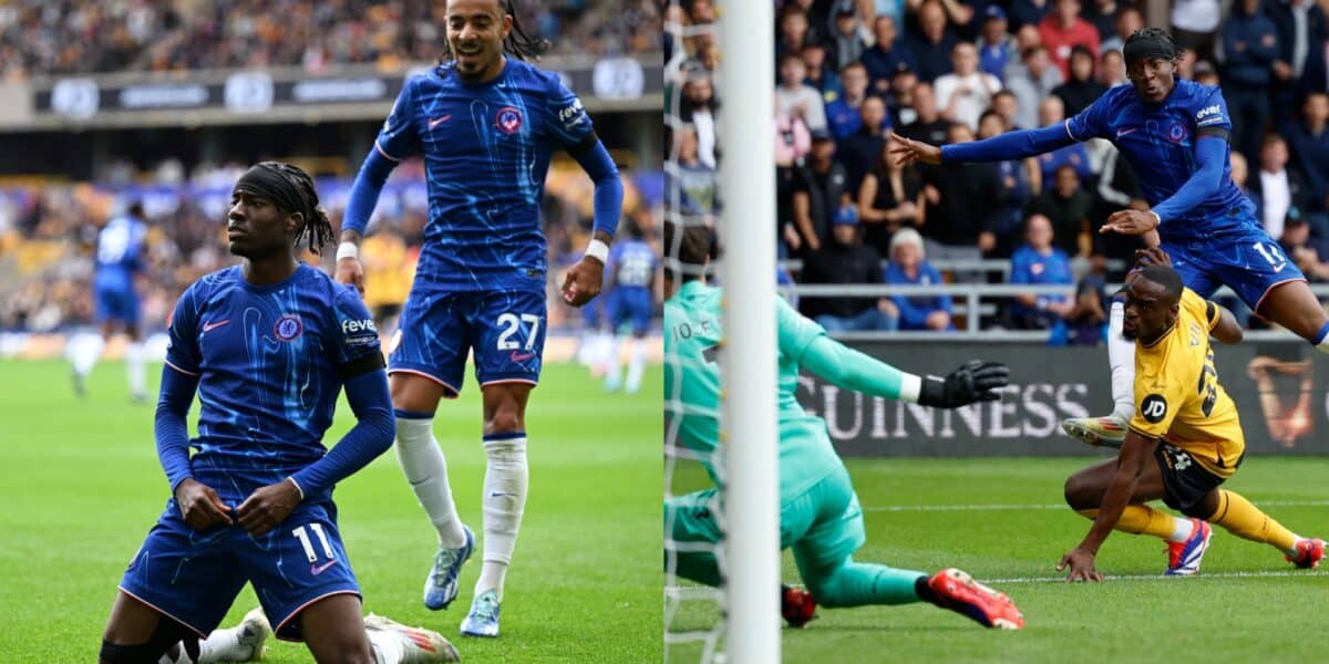 EPL: Madueke bags hat-trick in style as Chelsea thrash Wolves 6-2 