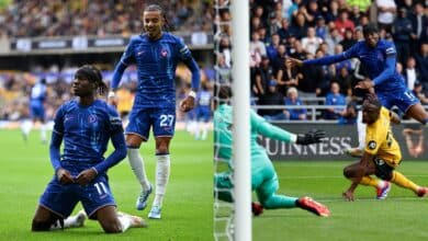 EPL: Madueke bags hat-trick in style as Chelsea thrash Wolves 6-2 