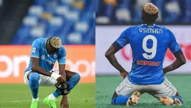 Napoli remove Osimhen from their squad list, assigns his No. 9 shirt to Lukaku