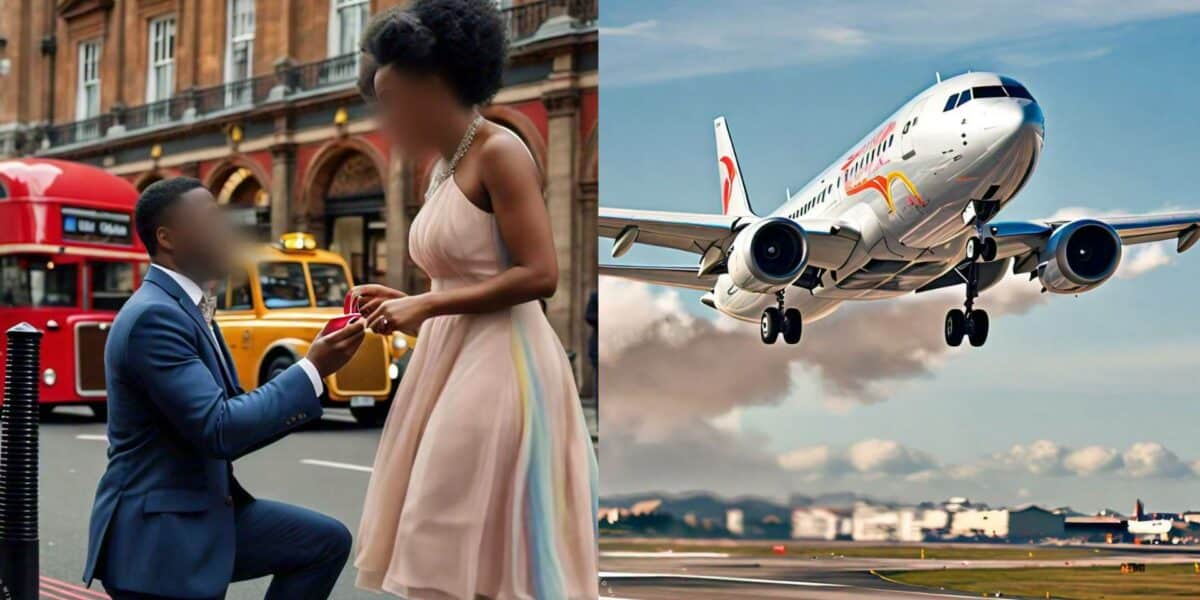 Drama as man flies to UK to propose to another lady, days after marry a woman in US