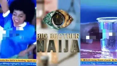 BBNaija: Moment married housemate, Kassia won sack race and water game