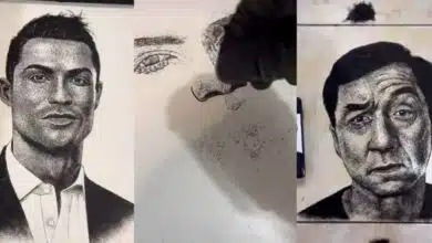 Talented barber stuns social media with portraits crafted from hair strands