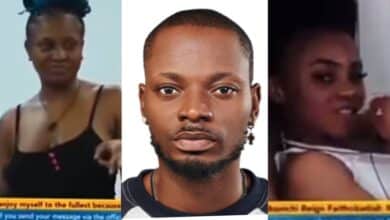 BBNaija: Kassia looks shocked as Handi reveals intent to be intimate with her husband, Kellyrae