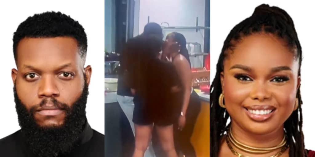 BBNaija: Fans react as Ozee and Onyeka share their first kiss