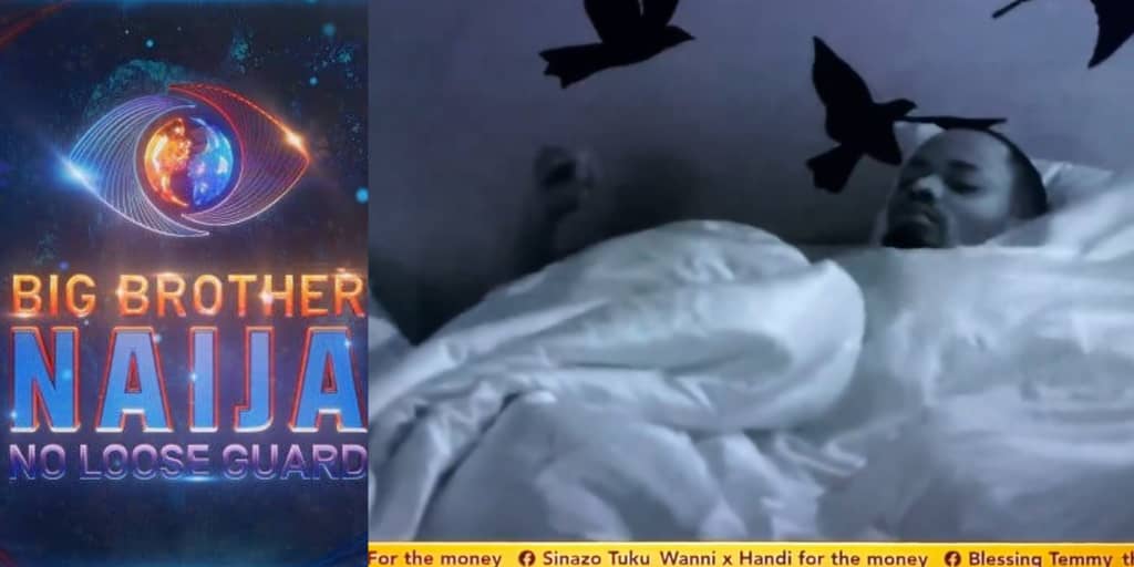 BBNaija: "Konji na bastard" - Kellyrae caught rubbing wife, Kassia’s bum under the duvet