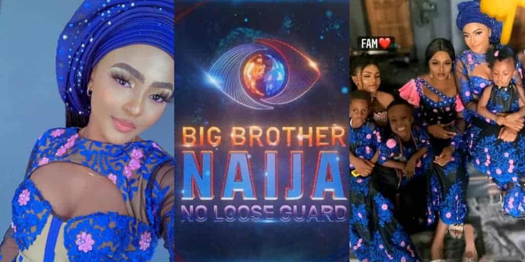 BBNaija: Kassia's family portrait melts hearts on social media