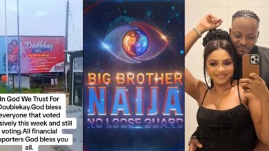 BBNaija: Fan installs billboard for Kassia and Kellyrae, pleads for votes