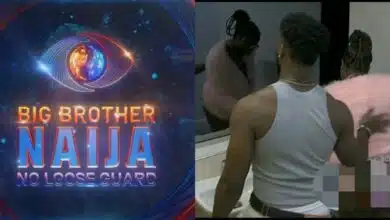 BBNaija: "Keep that baby safe" – Viewer pleads as video shows Chinwe vomiting after private time with Zion