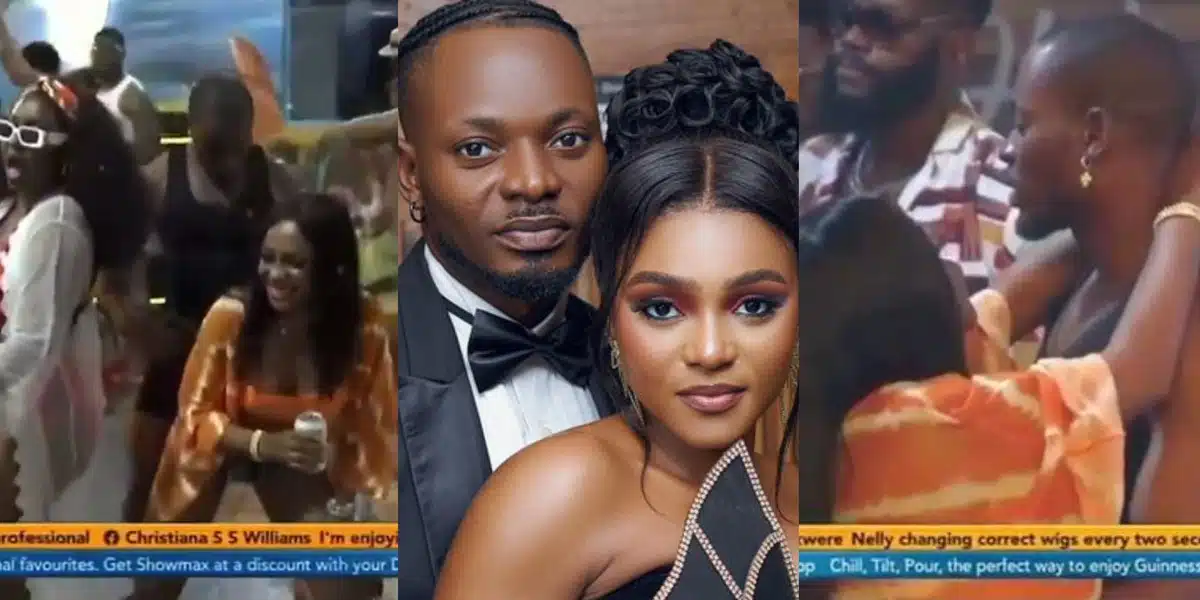 BBNaija: Married couple, Kassia and Kellyrae get cozy at poll party despite telling housemates they're 'besties'