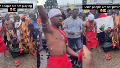 Herbalists in Benin protest against bad government, video goes viral