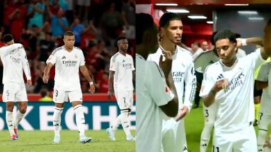 Jude Bellingham seen instructing Mbappe, Vinicius, Rodrygo during Madrid vs Mallorca