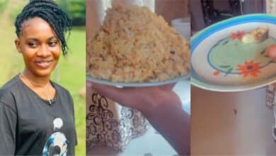 Nigerian lady cries out as she reveals amount of food her brother consumed