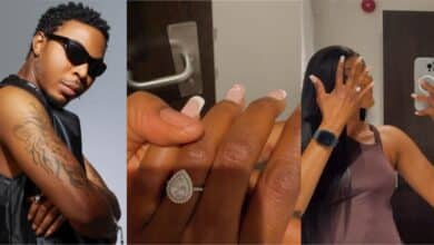 Congratulations pour in as Solidstar announces engagement to fiancée