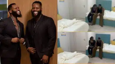 BBNaija S9: Ocee reveals he's expecting a child, shows Chizoba his fiancée's baby bump