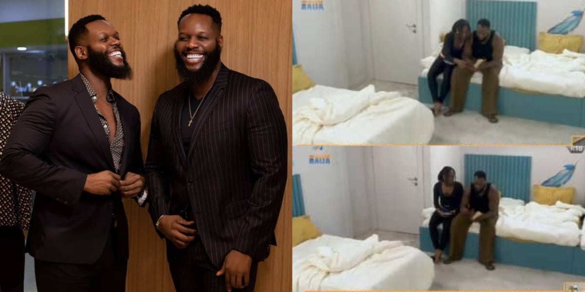 BBNaija S9: Ocee reveals he's expecting a child, shows Chizoba his fiancée's baby bump