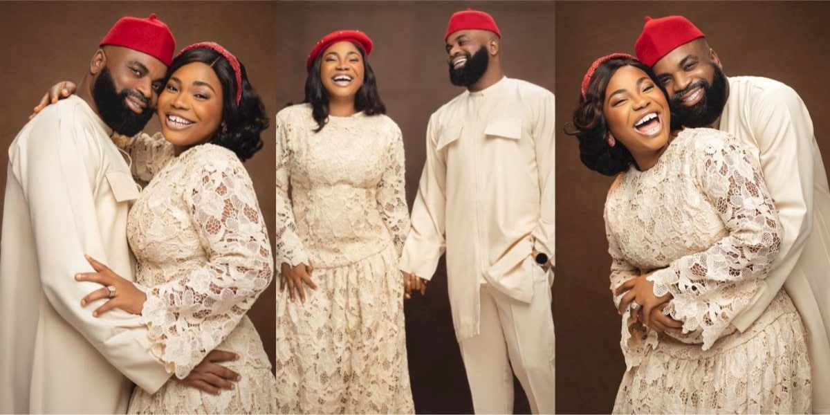 Mercy Chinwo and her husband, Pastor Blessed