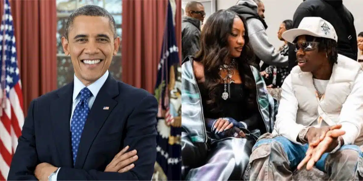 Nigerian singers, Rema and Tems make Barack Obama