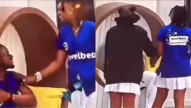 BBNaija S9: Moment Kassia dragged DJ Flo away while she was flirting with Kellyrae