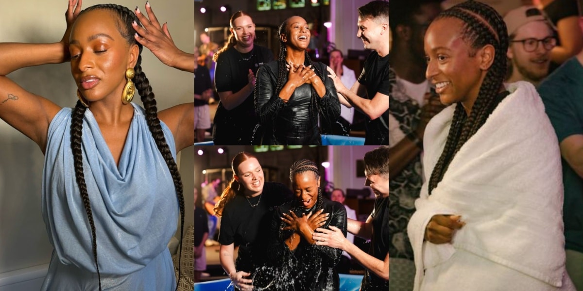 DJ Cuppy reveals 'best decision of her life' as she undergoes water baptism