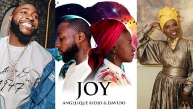 Reactions trail as Davido announces release date for new song with Angelique Kidjo