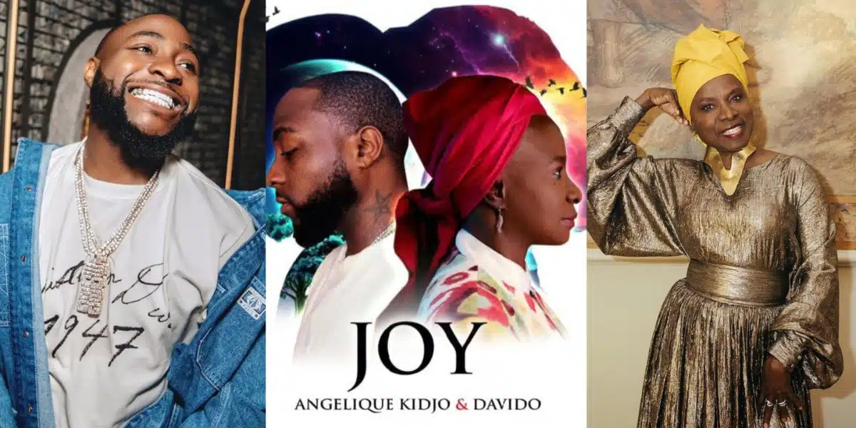 Reactions trail as Davido announces release date for new song with Angelique Kidjo