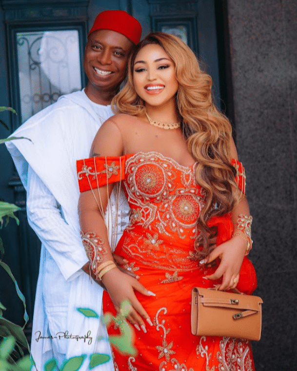 Ned Nwoko reacts to wife, Regina Daniels' controversial stand on Nationwide Protests