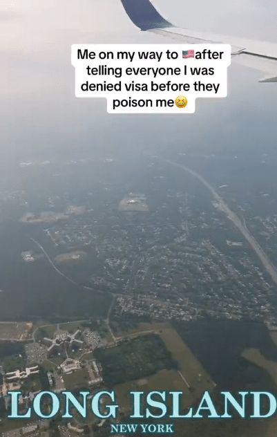 Nigerian lady secretly relocates to America after lying to family and friends that her Visa was rejected