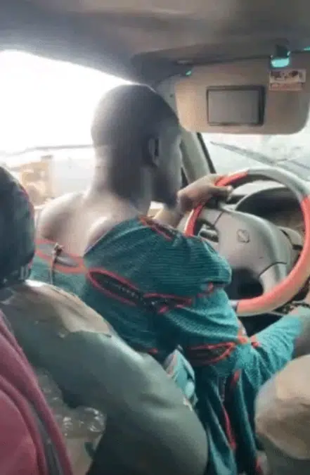 "Why I wear my wife’s dress to drive passengers" - Viral Ibadan Micra driver