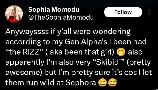 Sophia Momodu speaks on noticeable 'Gen Alpha' traits her daughter, Imade exhibits