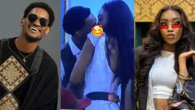 BBNaija S9: Moment Topher and Anita share their first kiss