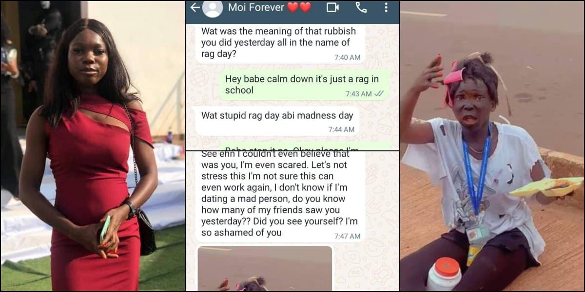 Lady gets dumped by boyfriend of 3 years over outfit on rag day