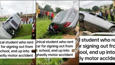 Student who reportedly rented car to celebrate sign out from school involved in accident